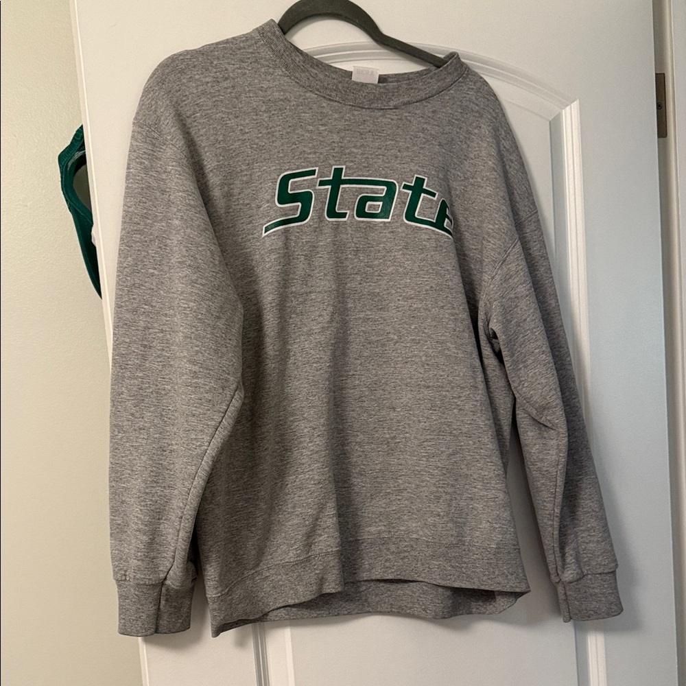 Michigan state university crew neck